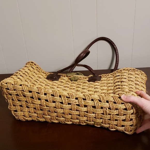San Diego Hat Co. Straw tote - Picture 4 of 6